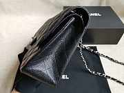 Chanel Flap Bag Caviar Silver Hardware SHW Jumbo Size 30 cm - 4