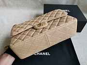 Chanel Jumbo Flap Bag Beige Caviar Gold 30cm - 4