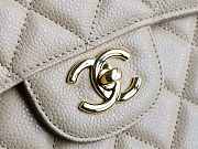 Chanel Jumbo Flap Bag Beige Caviar Gold 30cm - 3