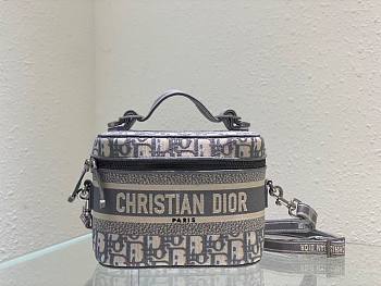 Dior Gray Vanity Case 24x17x13.5cm