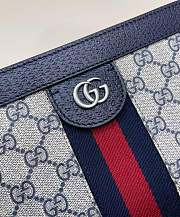 Gucci Ophidia GG Small Shoulder Bag Blue 26x17.5x8cm - 3