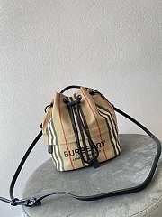 Burberry Icon Stripe Drawcord Pouch Bag 18x19.5cm - 1