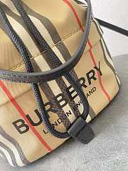 Burberry Icon Stripe Drawcord Pouch Bag 18x19.5cm - 3