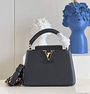 Louis Vuitton LV Capucines Mini Black 21x14x8cm - 1