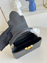 Louis Vuitton LV Capucines Mini Black 21x14x8cm - 4
