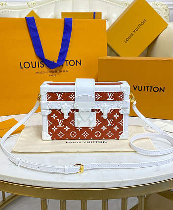 Louis Vuitton Petite Malle Bag Terracotta Brown 20 x 12.5 x 6 cm