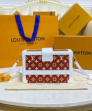 Louis Vuitton Petite Malle Bag Terracotta Brown 20 x 12.5 x 6 cm - 4