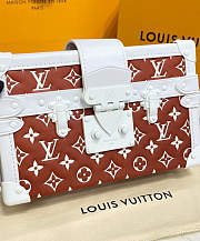 Louis Vuitton Petite Malle Bag Terracotta Brown 20 x 12.5 x 6 cm - 3