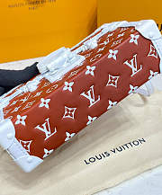 Louis Vuitton Petite Malle Bag Terracotta Brown 20 x 12.5 x 6 cm - 2