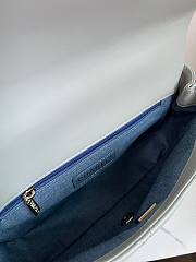 Chanel Flap Bag Lambskin Gold Gray 16 × 24 × 6 cm - 3