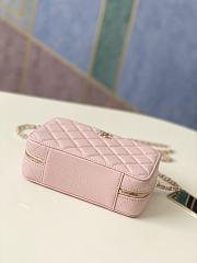 Chanel Vanity Case Caviar Gold Pink 18.5x12.5x6cm - 2