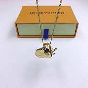 Louis Vuitton LV Monogram Charms Necklace Gold - 5