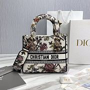 Dior Lady D-lite Multicolor Jardin Botanique Bag 24 x 20 x 11 cm - 1