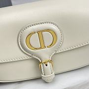 Dior Bobby East-West White Box Calfskin 21 x 12 x 5.1 cm - 2