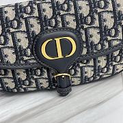 Dior Bobby East-West Blue Oblique Jacquard 21 x 12 x 5.1 cm - 2