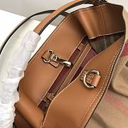 Burberry Tan Medium Canvas Bucket Bag 25x19x34cm - 5