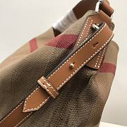 Burberry Tan Medium Canvas Bucket Bag 25x19x34cm - 2