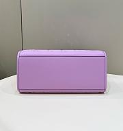 Fendi Sunshine Medium Purple Leather Shopper 35x31x17cm - 2