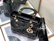 Dior Lady Black Patent My ABC Bag 20x16.5x8cm - 6