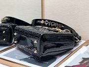 Dior Lady Black Patent My ABC Bag 20x16.5x8cm - 4