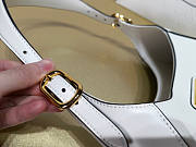 Prada Leather Shoulder Bag White 26x17x4.5cm - 3