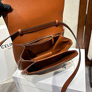 Celine Medium Tabou In Smooth Calfskin Tan 22x16x7cm - 2