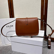 Celine Medium Tabou In Smooth Calfskin Tan 22x16x7cm - 5