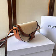 Celine Besace Cuir Triomphe Tan 23x13.5x6cm - 5