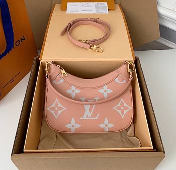 Louis Vuitton LV Bagatelle Pink Bag 24x18x7cm