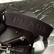 Prada Brique Bag Black Saffiano Leather 19x12.5x5.5cm - 6
