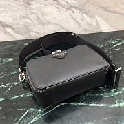 Prada Brique Bag Black Saffiano Leather 19x12.5x5.5cm - 3