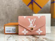 Louis Vuitton LV Victorine Wallet Pink 12x9.5x1.5cm - 1