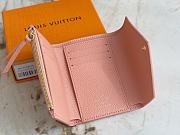 Louis Vuitton LV Victorine Wallet Pink 12x9.5x1.5cm - 4