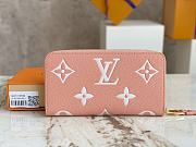 Louis Vuitton LV Zippy Wallet Pink 19.5 x 10.5 x 2.5 cm - 1