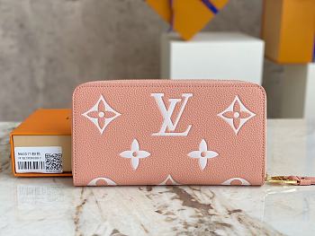 Louis Vuitton LV Zippy Wallet Pink 19.5 x 10.5 x 2.5 cm