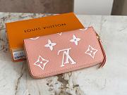 Louis Vuitton LV Zippy Wallet Pink 19.5 x 10.5 x 2.5 cm - 6
