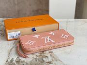 Louis Vuitton LV Zippy Wallet Pink 19.5 x 10.5 x 2.5 cm - 4