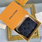 Louis Vuitton LV Zippy Coin Purse Black 02 11x8.5x2cm - 1