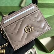 Gucci Marmont Keychain Wallet 10x7.5x1cm - 2