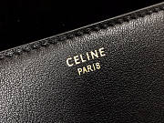 Celine Folco Cuir Triomphe Smooth Calfskin Black 18.5x15x7cm - 2