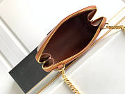 Celine Clutch On Chain Cuir Triomphe Smooth Tan 16x11x8cm - 5