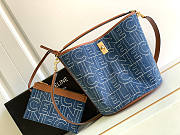 Celine Bucket 16 Denim Blue 23x25x23cm - 1