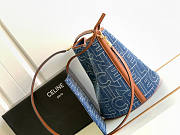 Celine Bucket 16 Denim Blue 23x25x23cm - 5