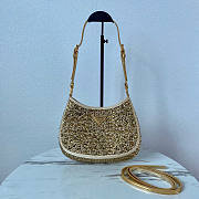 Prada Cleo Satin Bag With Crystals 22x18.5x4.5cm - 1