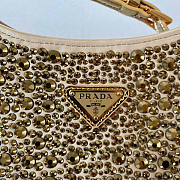 Prada Cleo Satin Bag With Crystals 22x18.5x4.5cm - 2