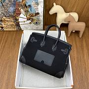 Hermes Birkin Cargo Black Silver 25cm - 6