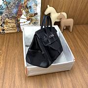 Hermes Birkin Cargo Black Silver 25cm - 5