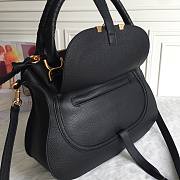 Chloe Marcie Double Carry Bag Black 36x12x28cm - 4