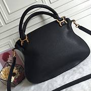 Chloe Marcie Double Carry Bag Black 36x12x28cm - 3