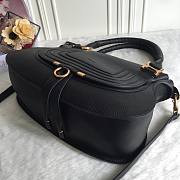 Chloe Marcie Double Carry Bag Black 36x12x28cm - 2